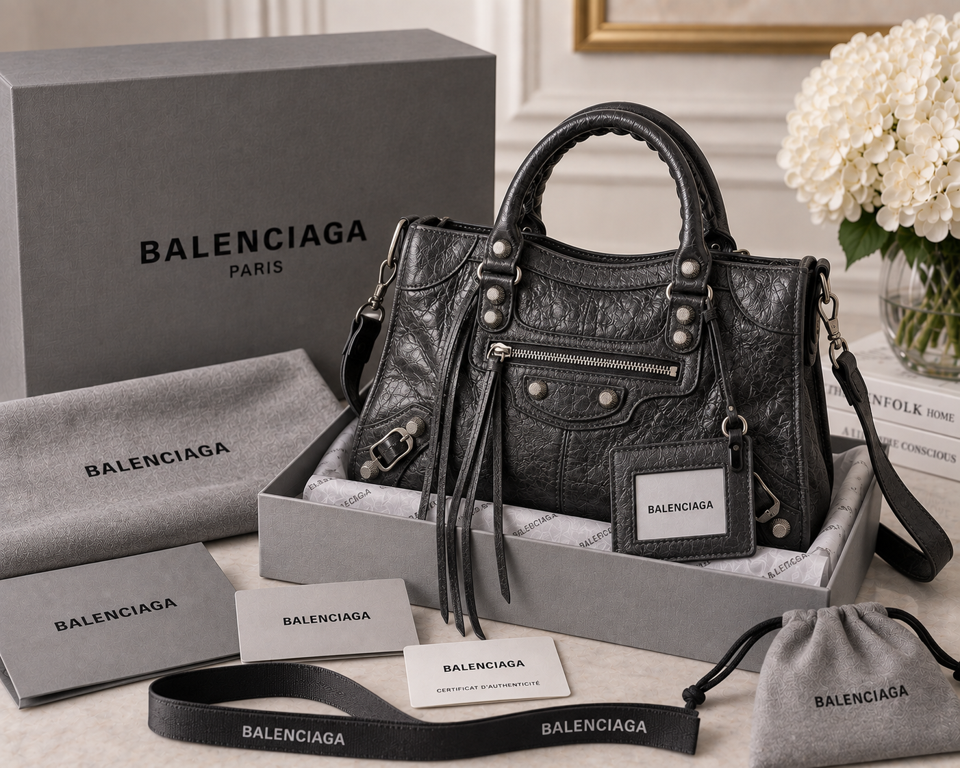 Balenciaga luxury bag