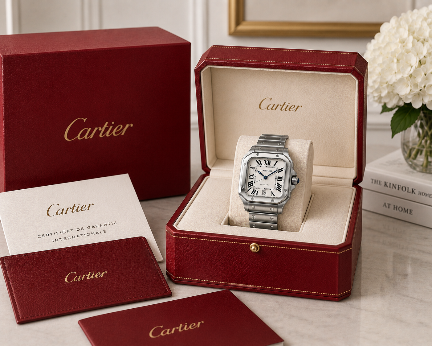 Cartier luxury watch
